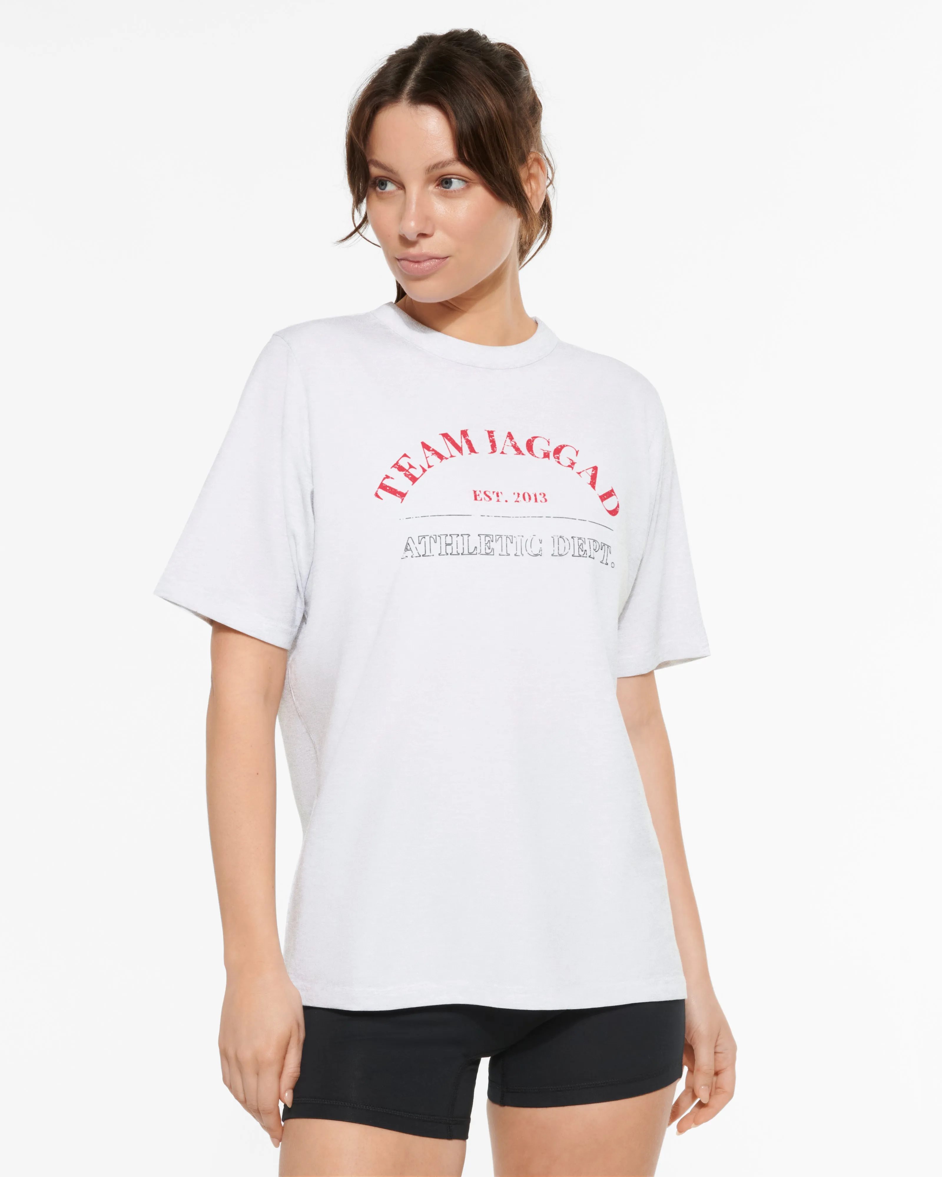 DOWNTOWN BOXY TEE WHITE
