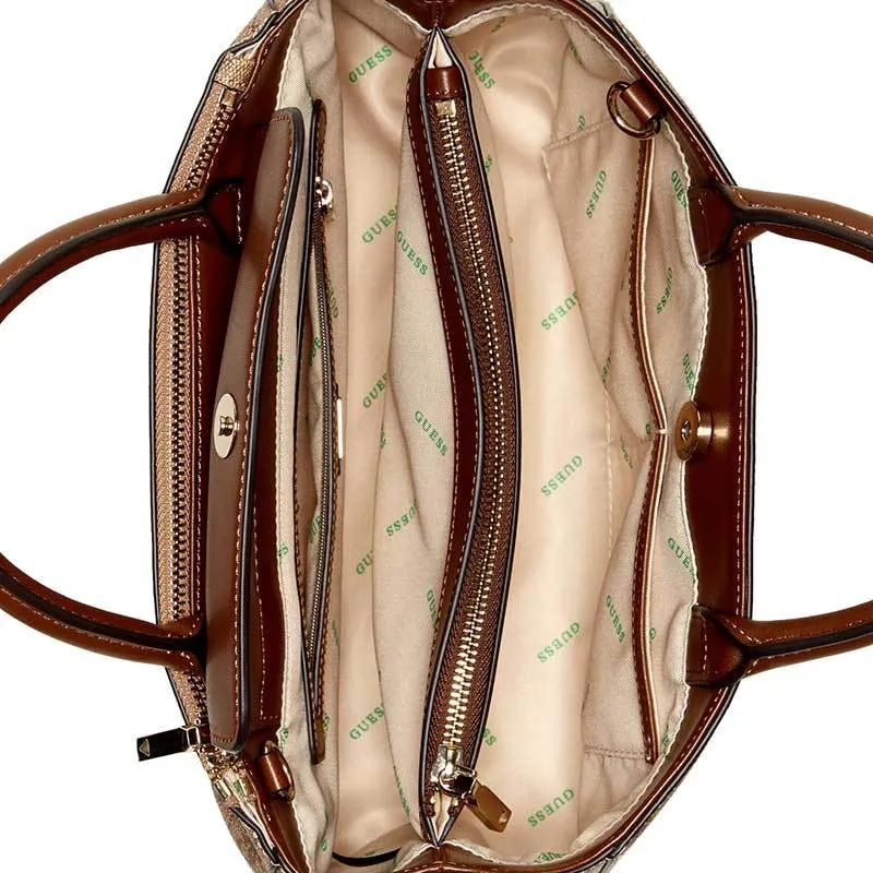 ECO MIETTA SMALL SOCIETY SATCHEL - TAS GUESS ORIGINAL WANITA