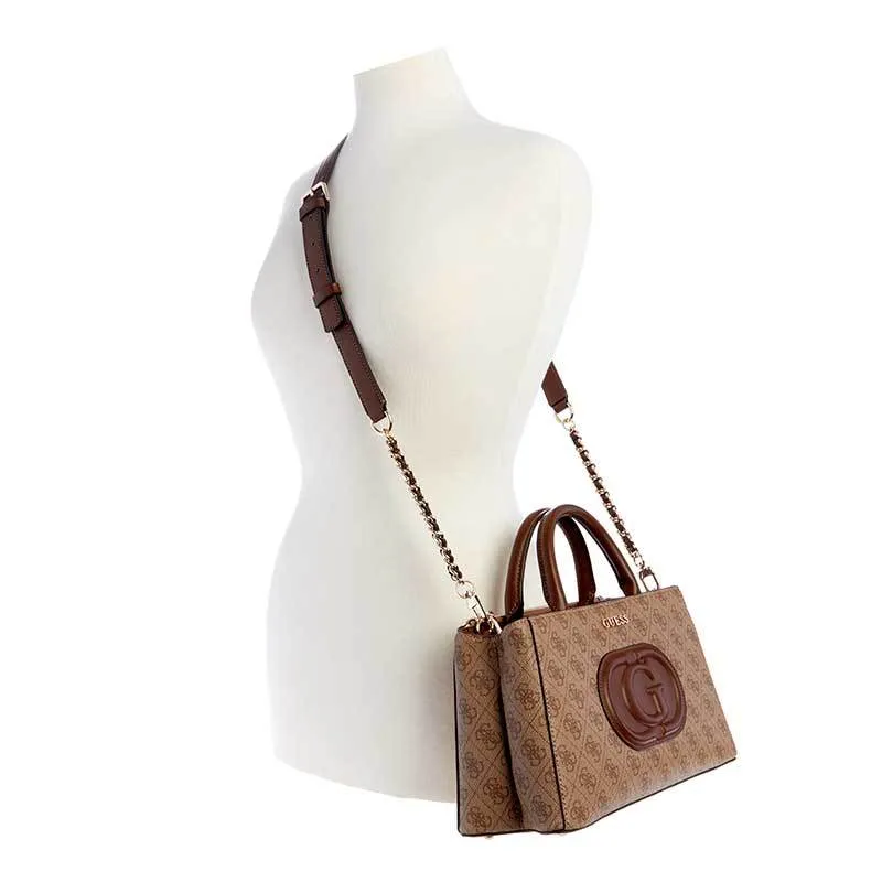 ECO MIETTA SMALL SOCIETY SATCHEL - TAS GUESS ORIGINAL WANITA