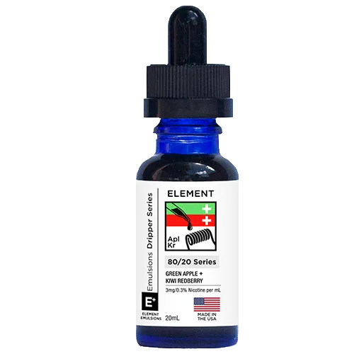 Element eLiquid Emulsions - Green Apple   Kiwi Redberry