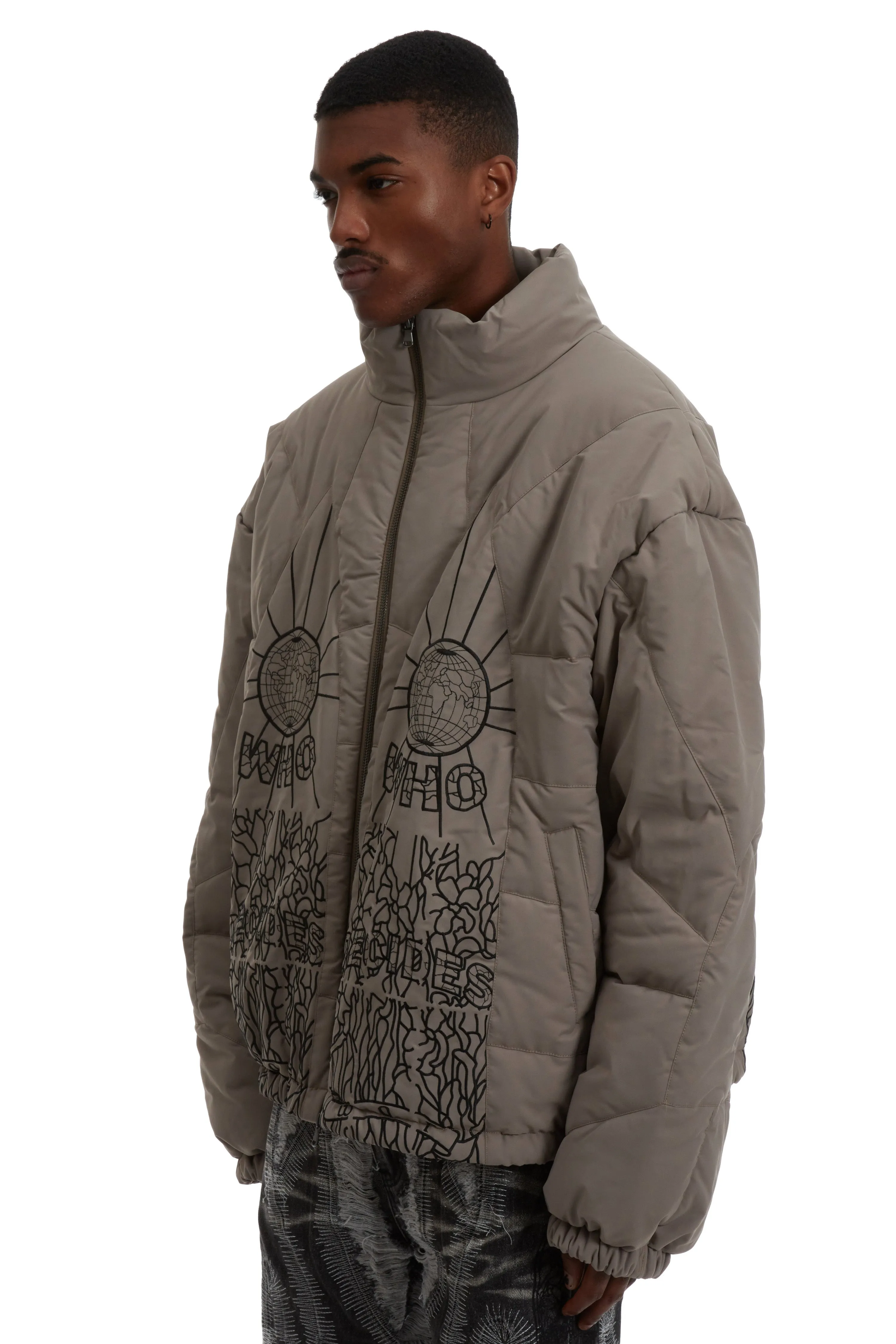 EMBROIDERED BOMBER