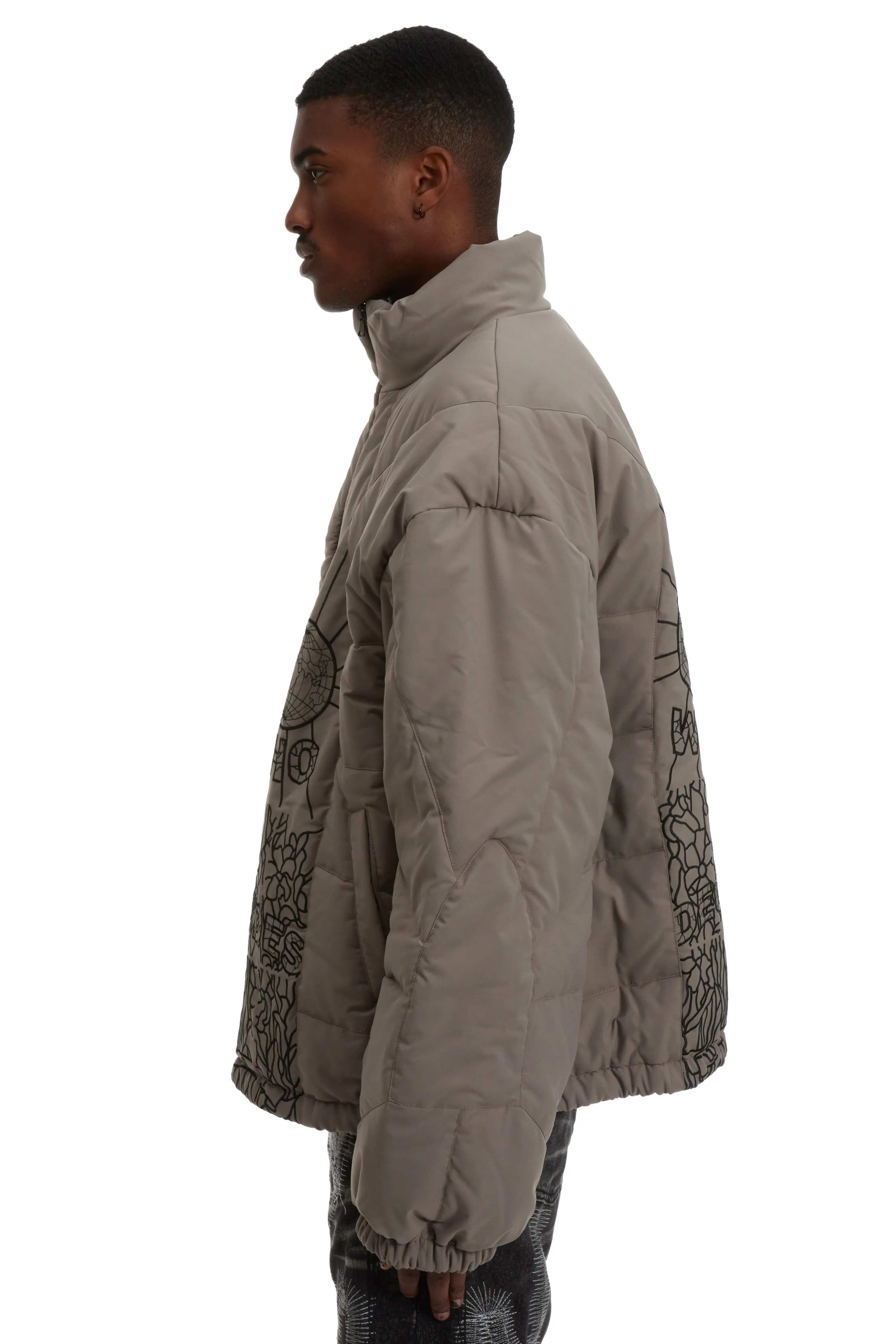 EMBROIDERED BOMBER