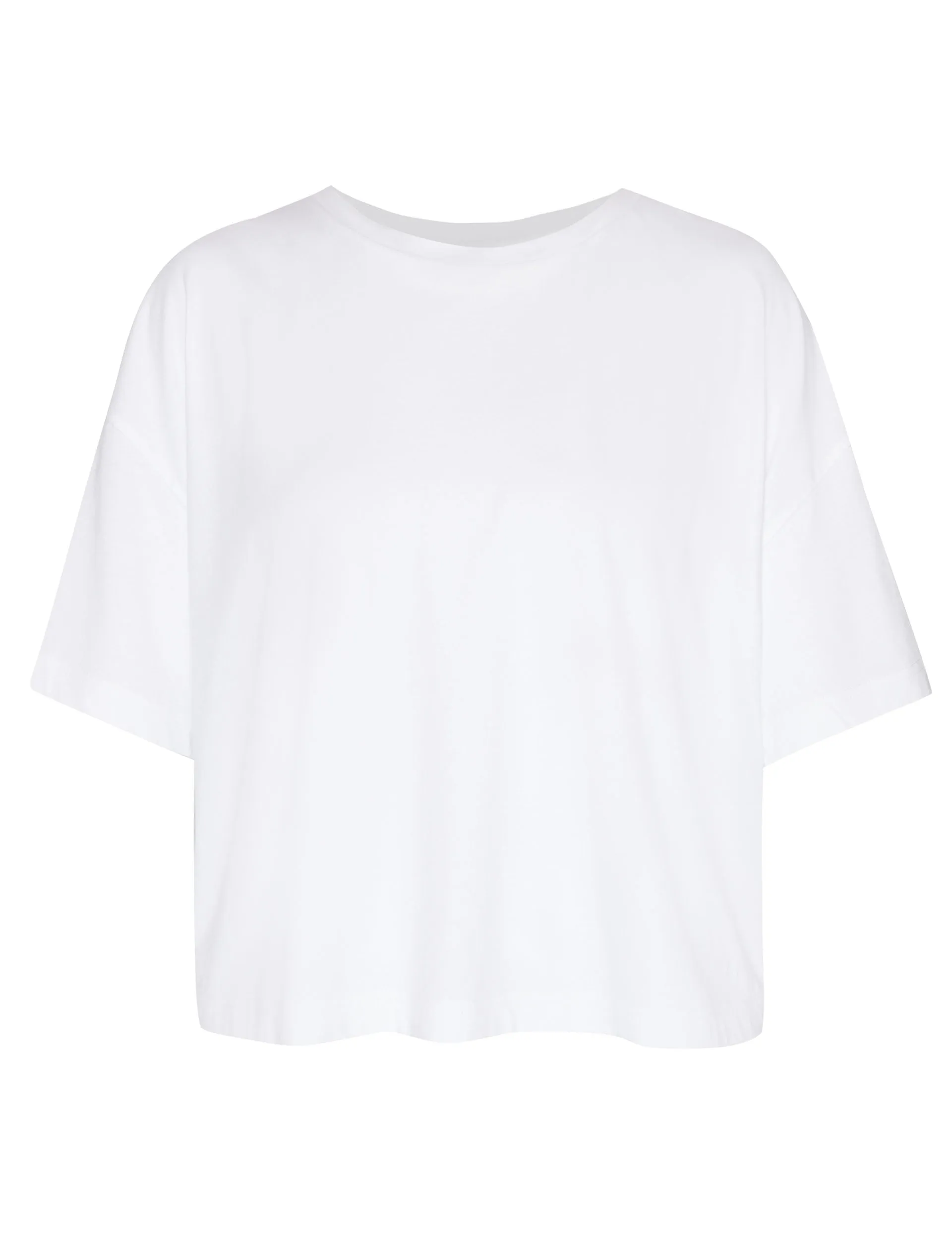 Essential Short Sleeve Crop T-Shirt - White