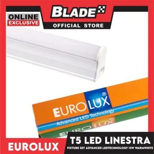 Eurolux T5 LED Linestra Fixture Set 3000K 13W (Warmwhite)