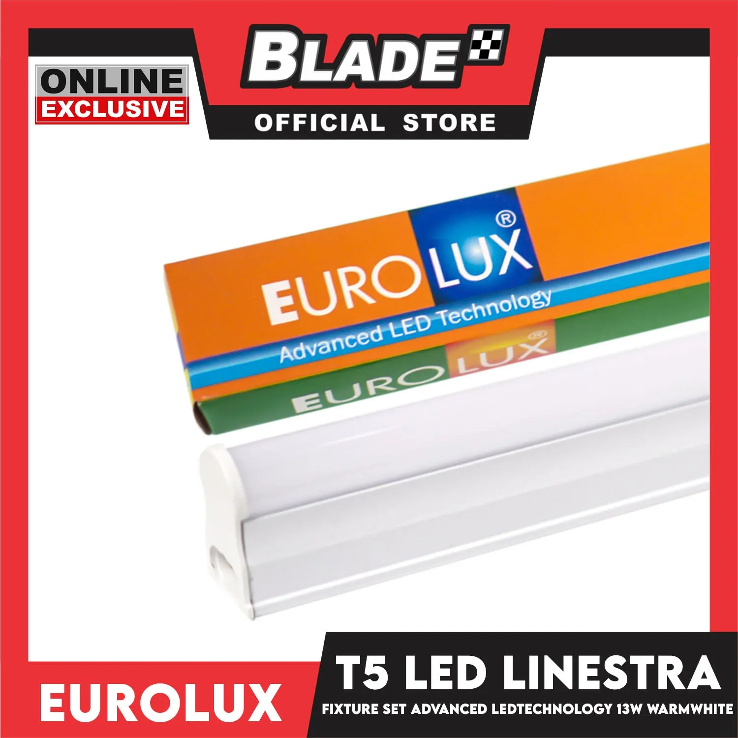 Eurolux T5 LED Linestra Fixture Set 3000K 13W (Warmwhite)
