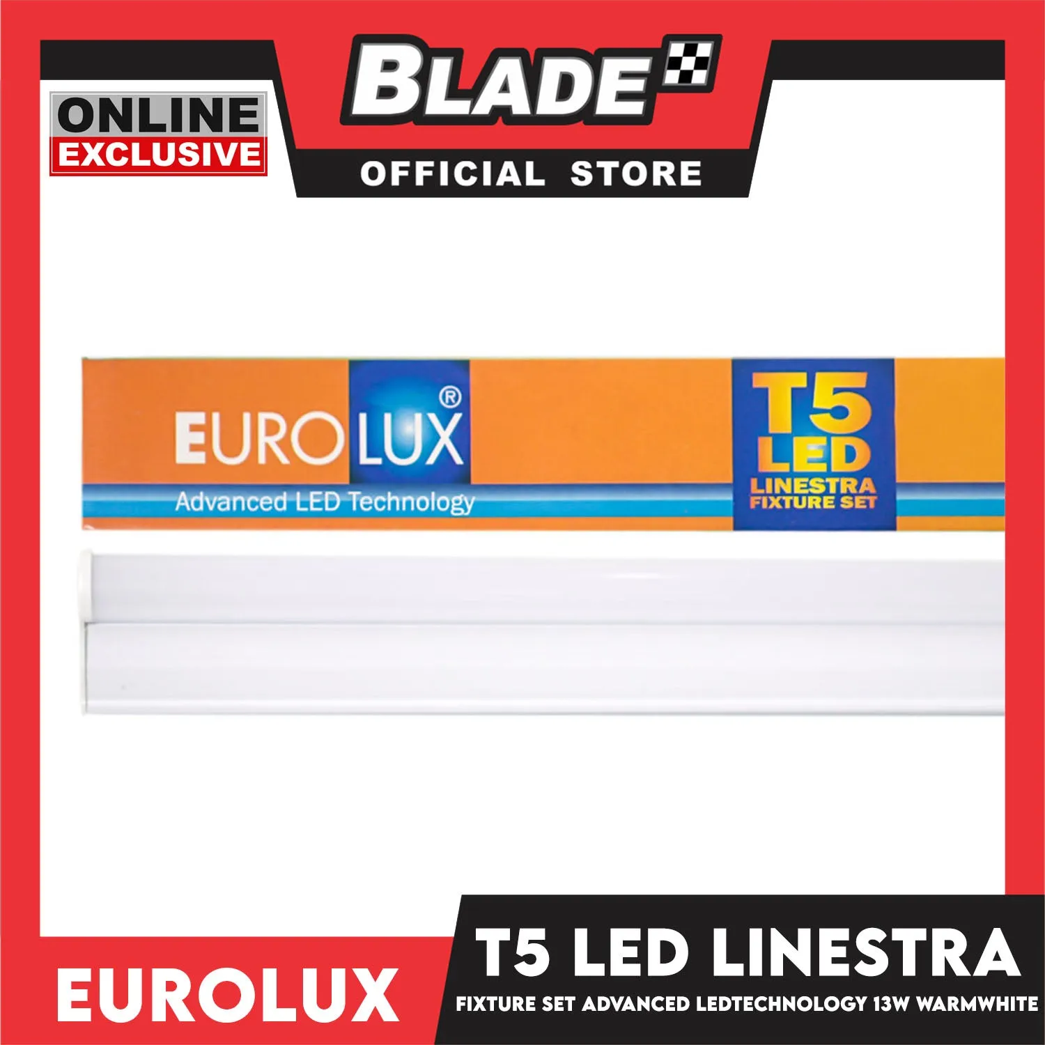 Eurolux T5 LED Linestra Fixture Set 3000K 13W (Warmwhite)