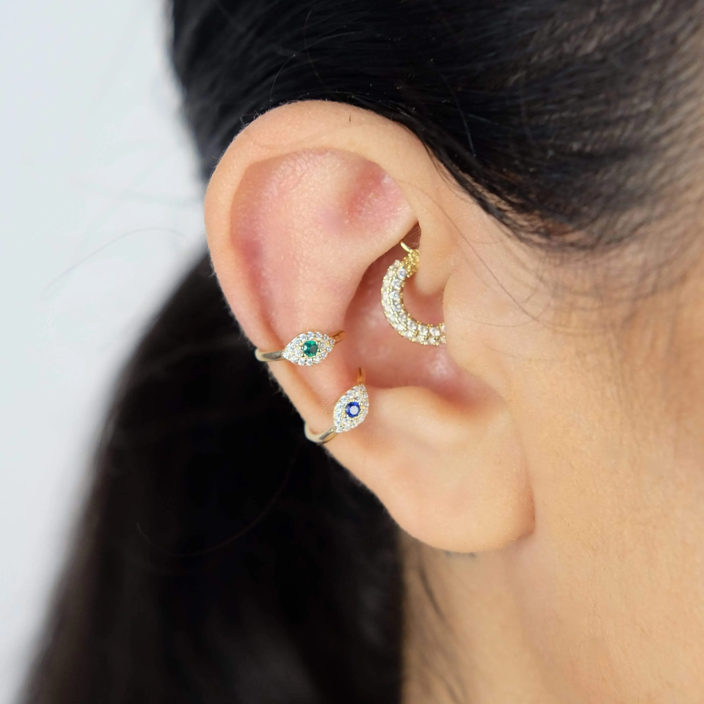 Evil Eye Cuff Earring