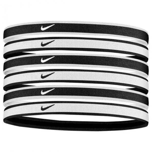 FASCE PER CAPELLI NIKE SWOOSH KIT 6 PEZZI ELASTICI FASCETTE TESTA
