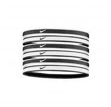 FASCE PER CAPELLI NIKE SWOOSH KIT 6 PEZZI ELASTICI FASCETTE TESTA