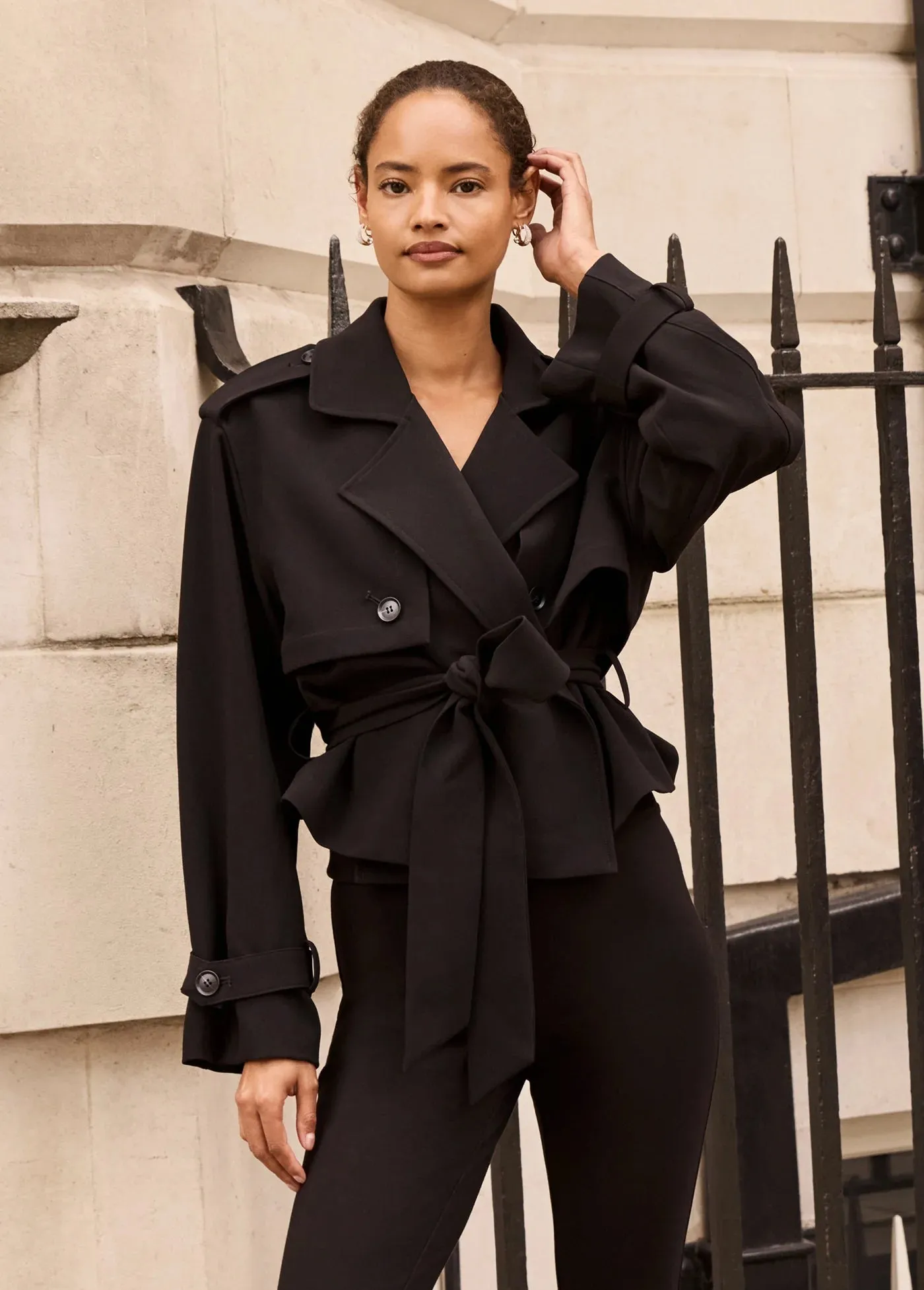Favorite Daughter - The Cropped Charles Trench (Black)