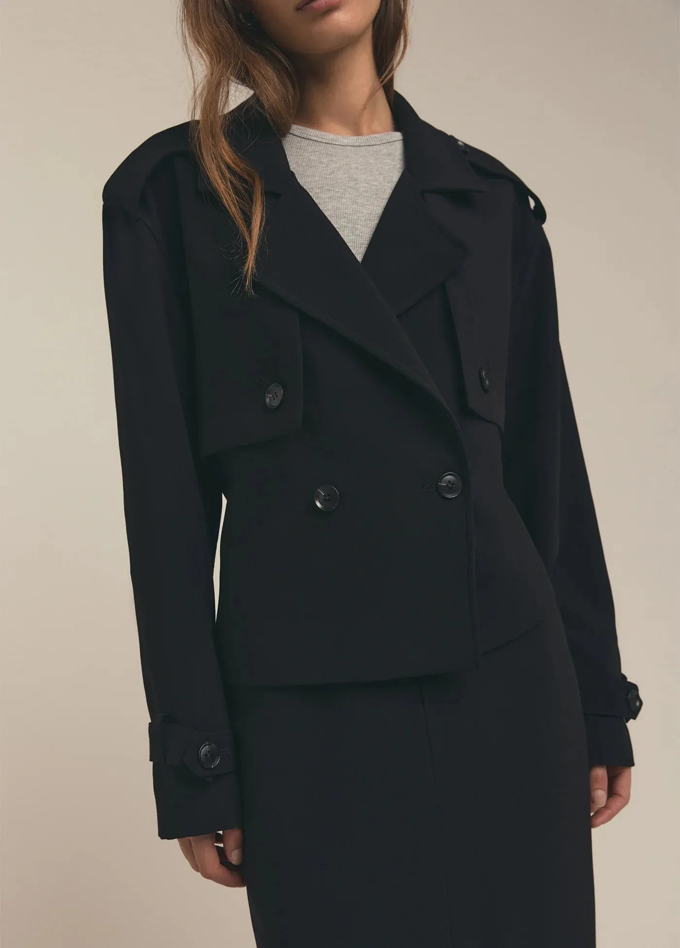 Favorite Daughter - The Cropped Charles Trench (Black)