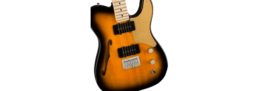 Fender Squier Paranormal Cabronita Telecaster® Thinline, Maple Fingerboard, Gold Anodized Pickguard, 2-Color Sunburst
