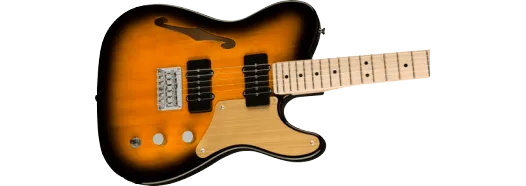 Fender Squier Paranormal Cabronita Telecaster® Thinline, Maple Fingerboard, Gold Anodized Pickguard, 2-Color Sunburst