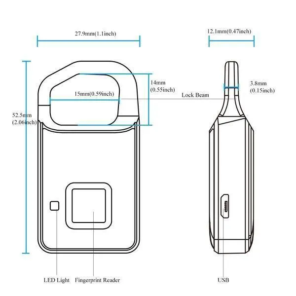 Fingerprint Padlock