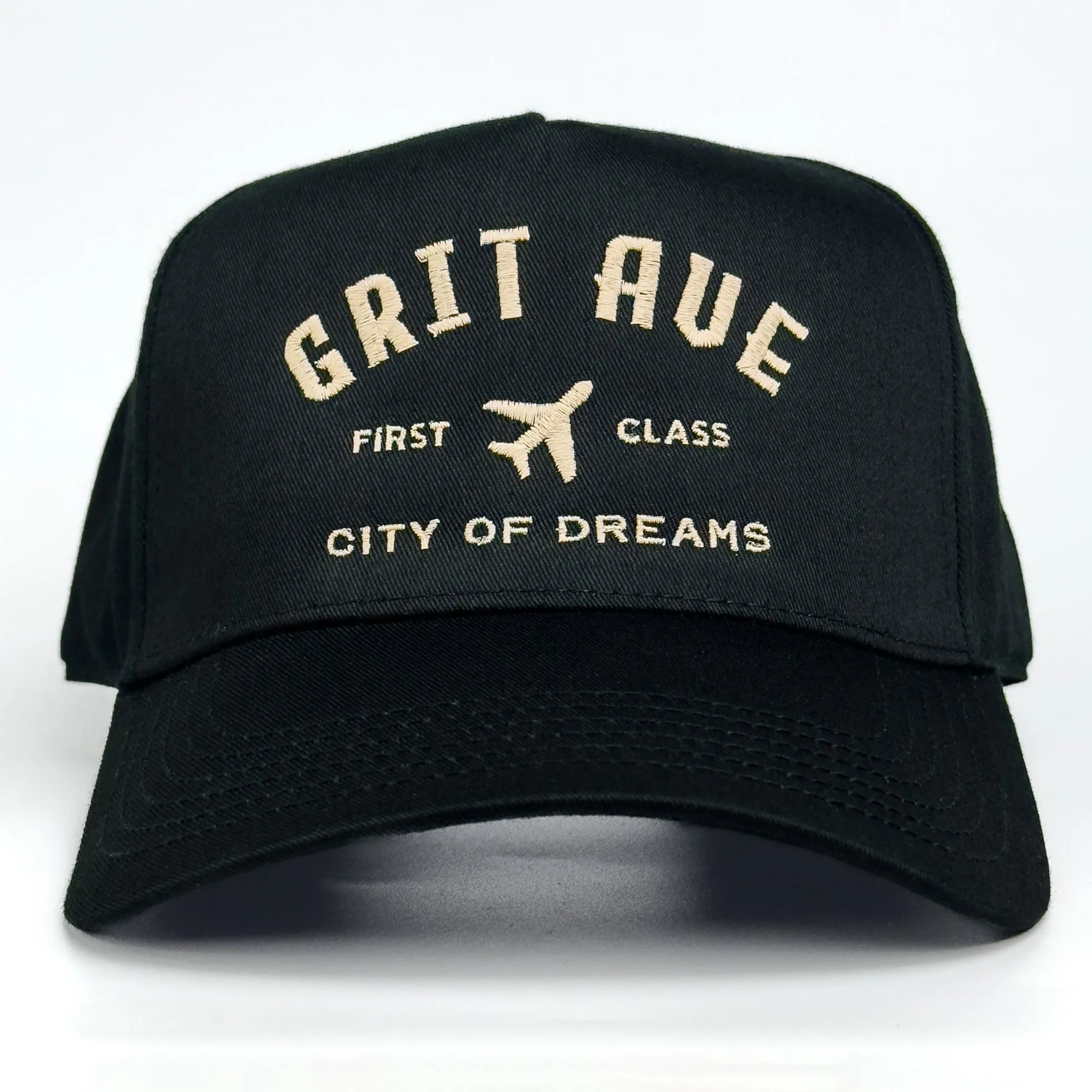 FIRST CLASS - Black/Tan - Structured 5-Panel