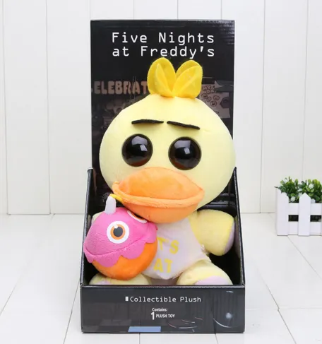 Five Nights At Freddy's 4 FNAF Freddy Bear foxy chica bonnie Plush Toys Doll 10" 25cm with box
