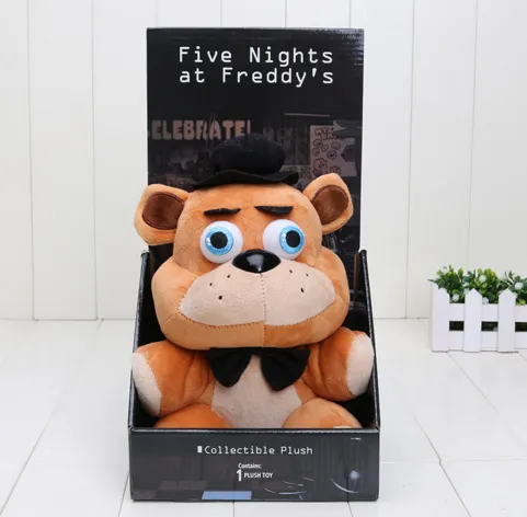 Five Nights At Freddy's 4 FNAF Freddy Bear foxy chica bonnie Plush Toys Doll 10" 25cm with box