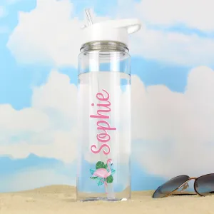 Flamingo Personalised Water Bottle
