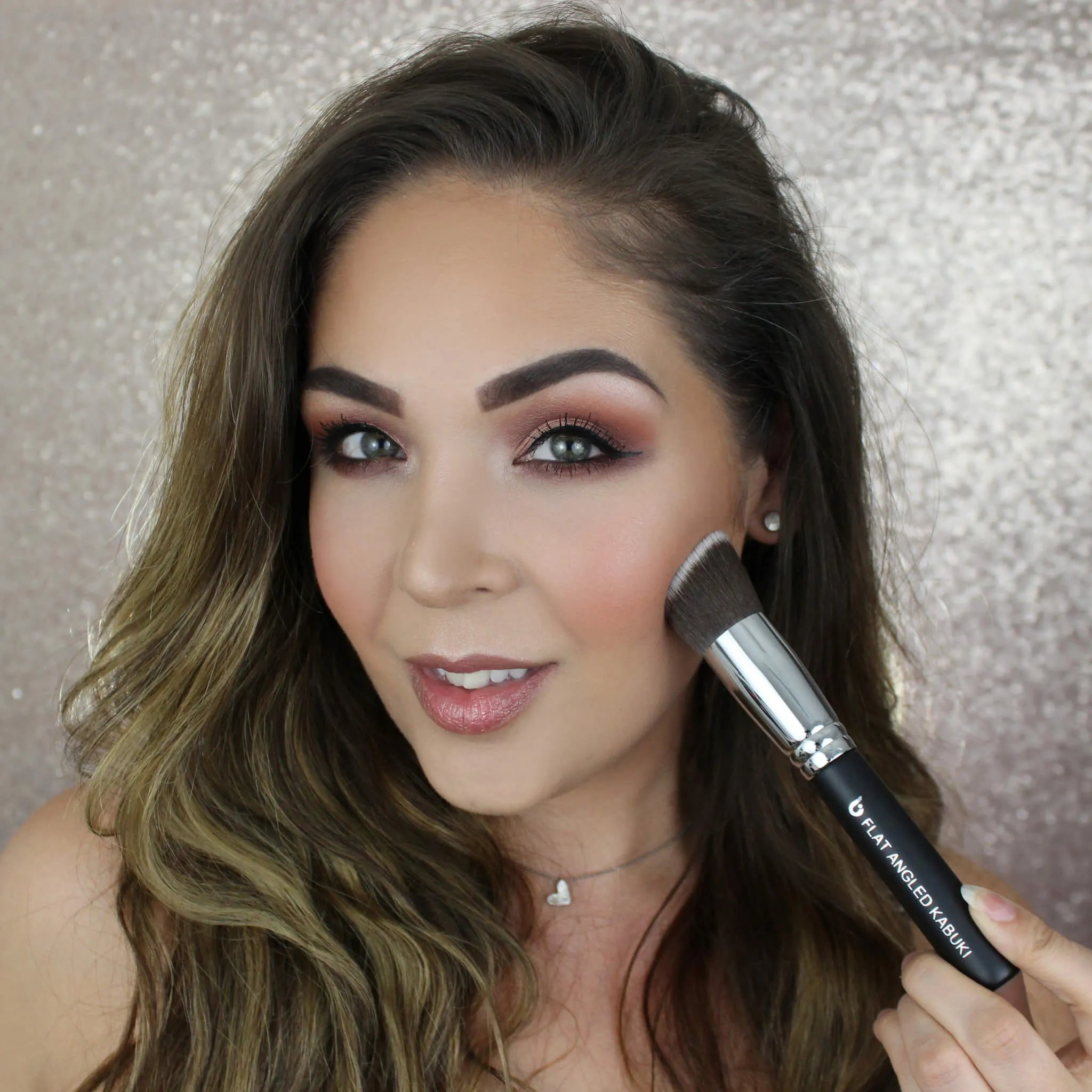 Flat Angled Kabuki Makeup Brush