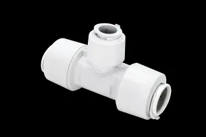 FloPlast FloFit  22mm Reducing Tee 22mm x 22mm x 15mm