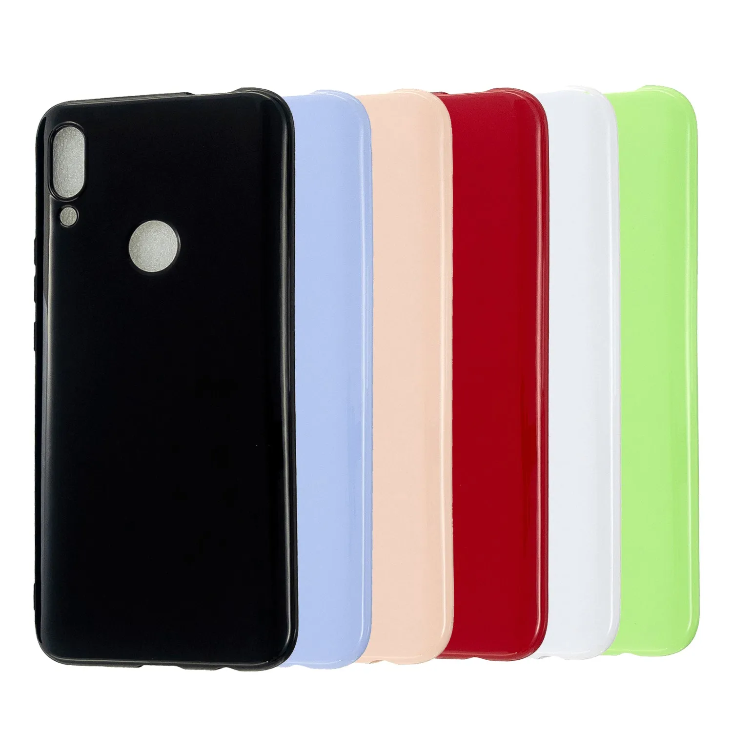 For HUAWEI Honor 10 Lite/P Smart/P Smart-Z 2019 Cellphone Shell Simple Profile Soft TPU Phone Case  Sakura pink