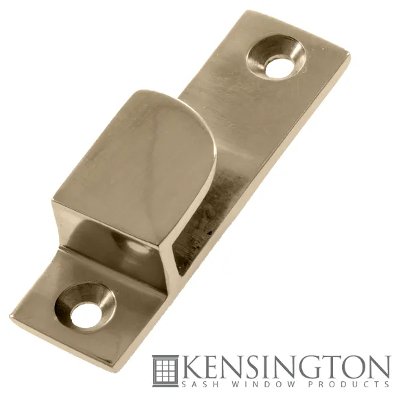 Forged Straight Arm Locking Fastener - Polished Brass