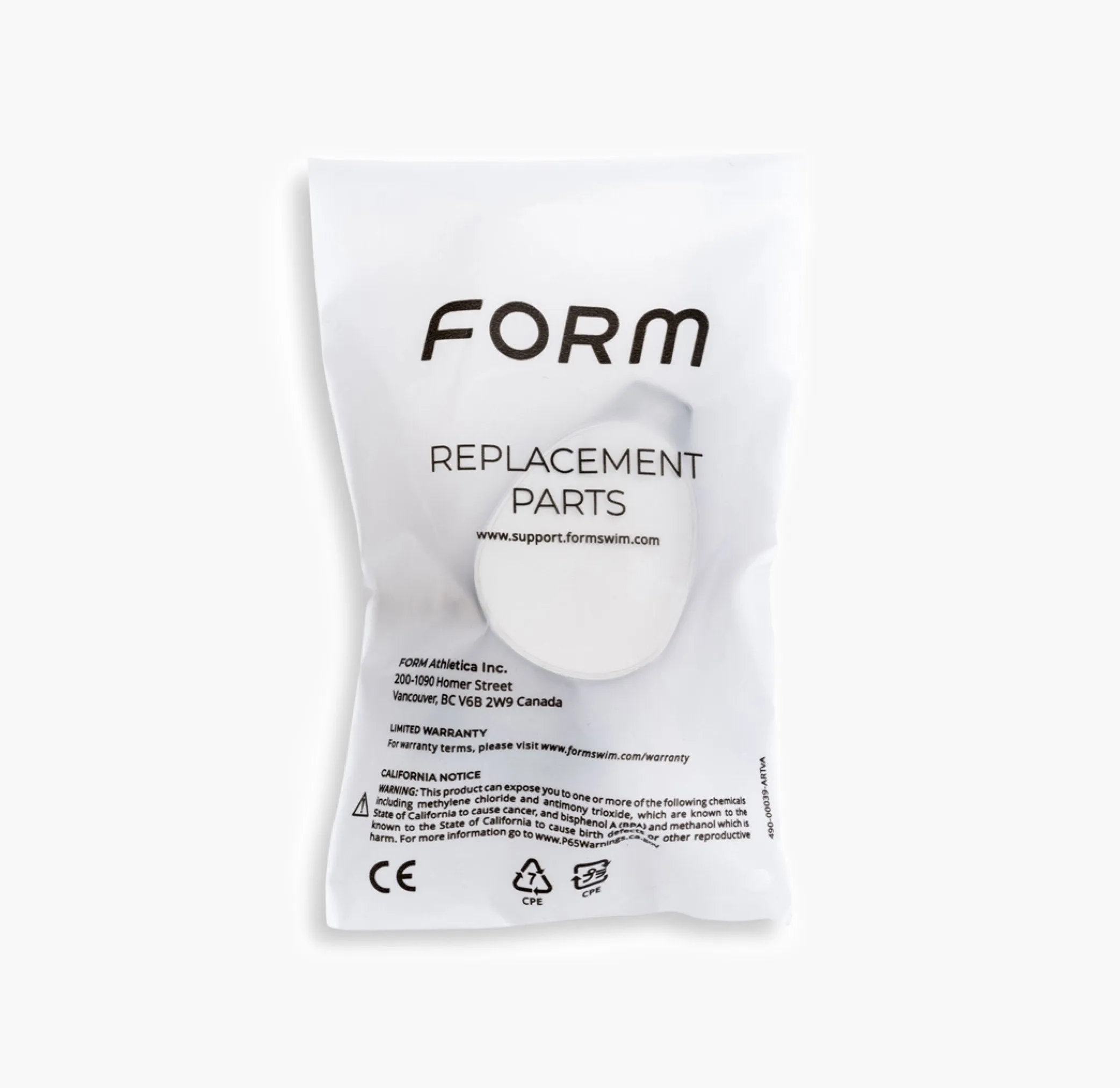 FORM Non-display Goggle Lens