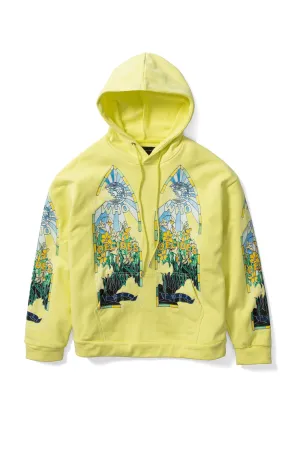 FRAGMENTED HOODED PULLOVER