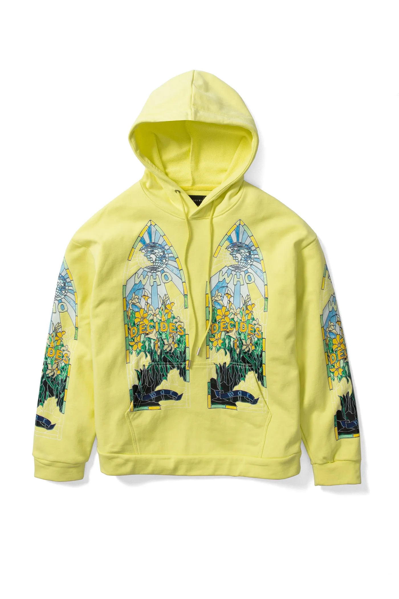 FRAGMENTED HOODED PULLOVER