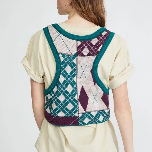 FREE People Camilla Button Front Vest 297tn