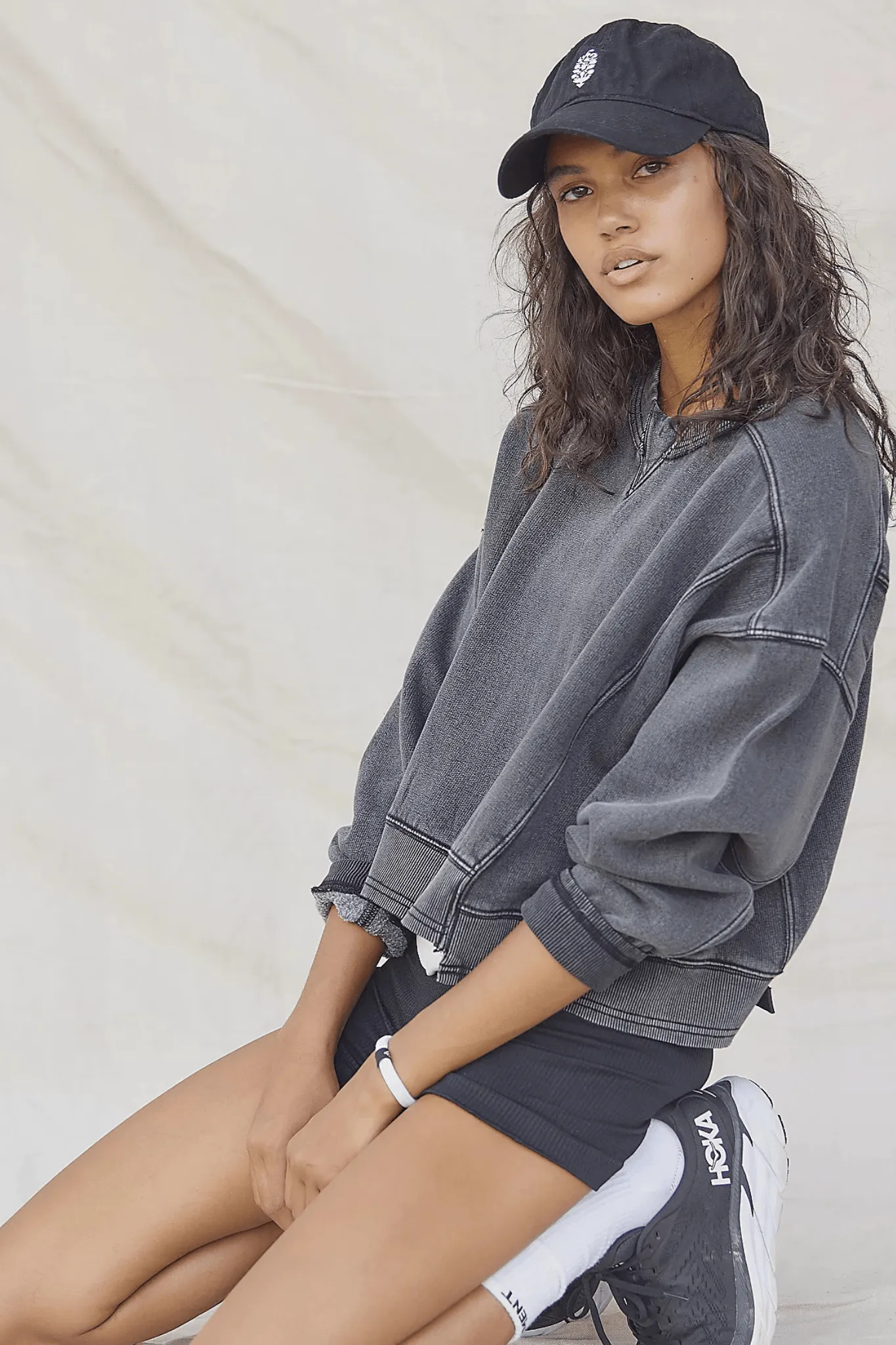 Free People: Intercept Pullover in Black