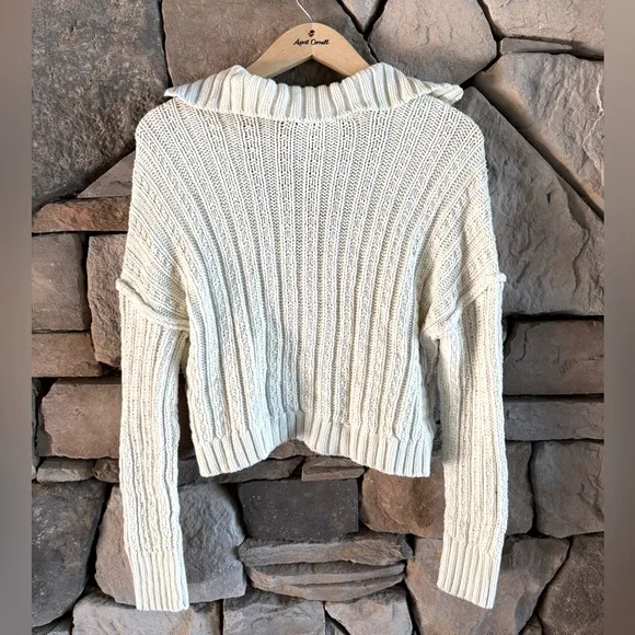 Free People Traveler Cable Pullover By Sweater