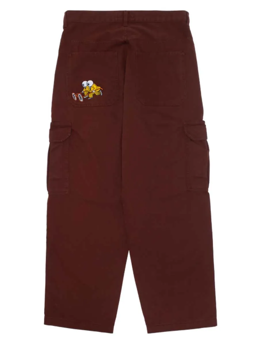 Fucking Awesome Contacts Baggy Cargo Pant - Dark Brown