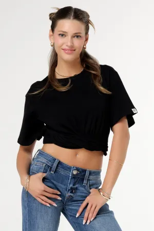 Gathered Boxy Tee