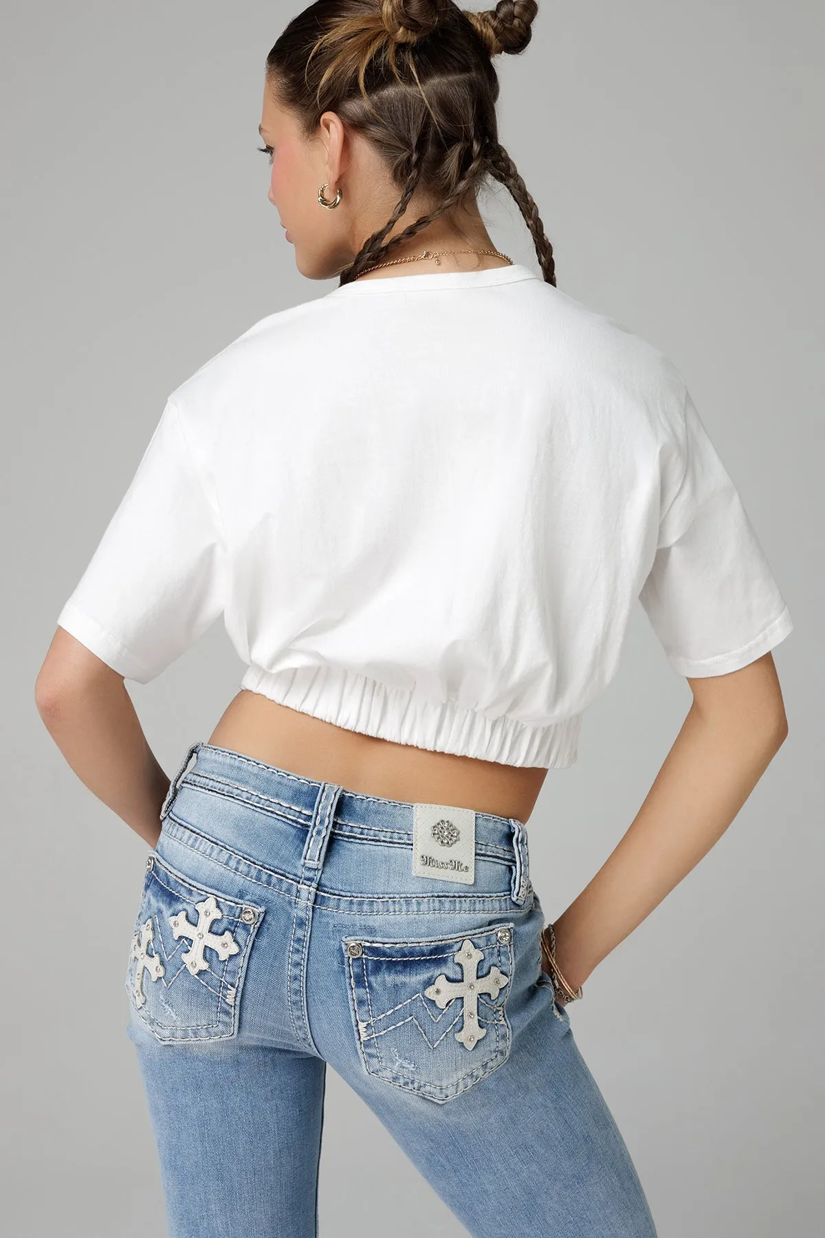 Gathered Boxy Tee
