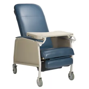Geri Chair Blue 3 Position 250Lb Capacity w/Locking Tray by Dynarex