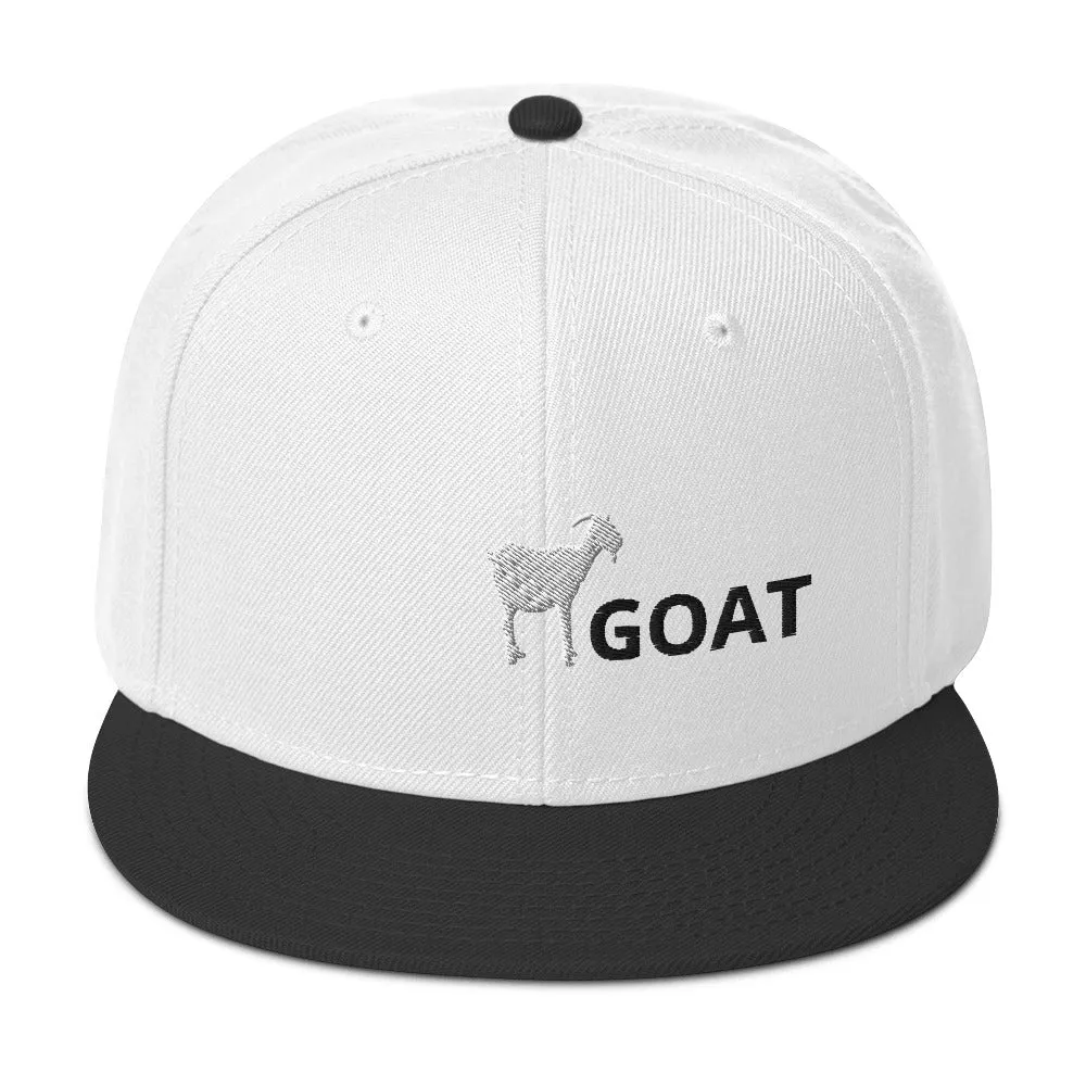 GOAT Snapback Hat