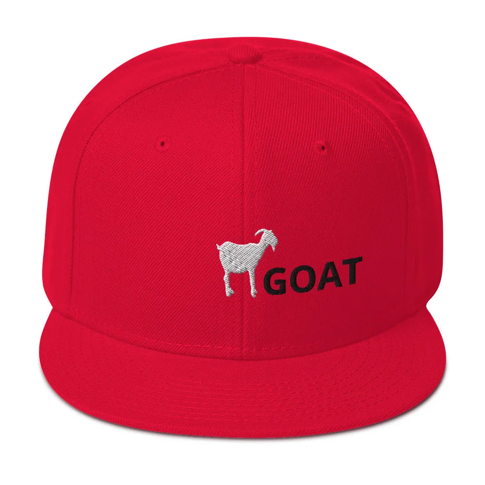 GOAT Snapback Hat