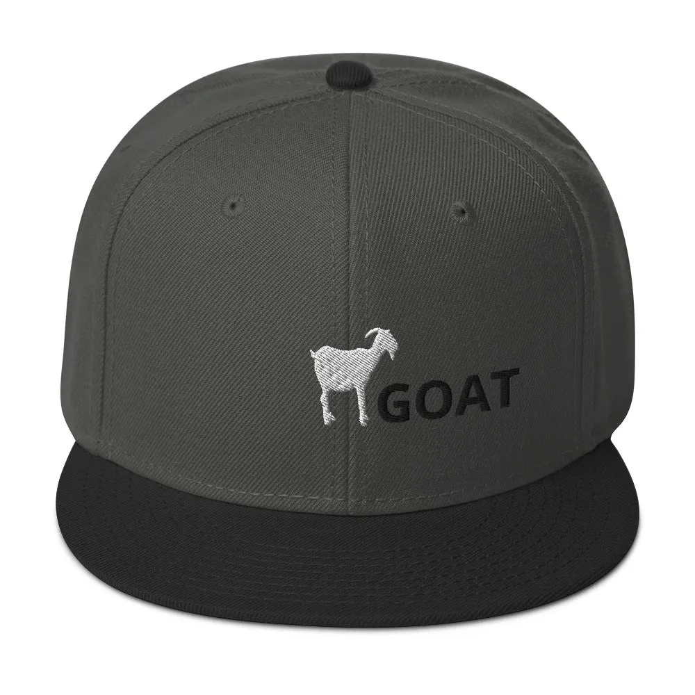 GOAT Snapback Hat