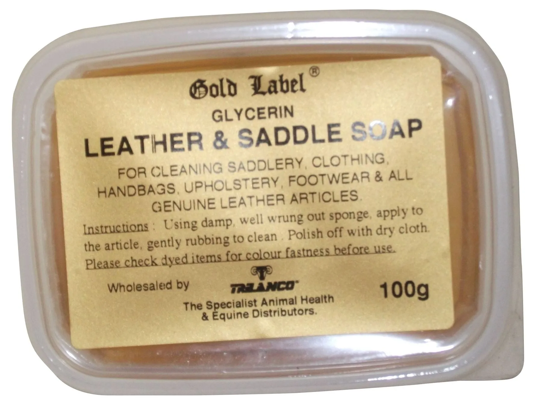 Gold Label Glycerin Leather & Saddle Soap