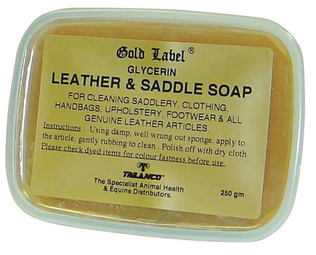 Gold Label Glycerin Leather & Saddle Soap