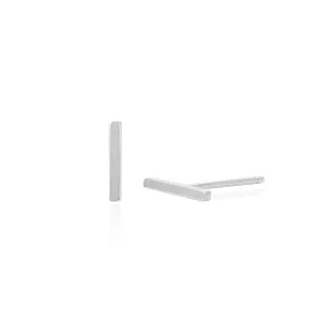 Gold Mini Bar Stud Earring