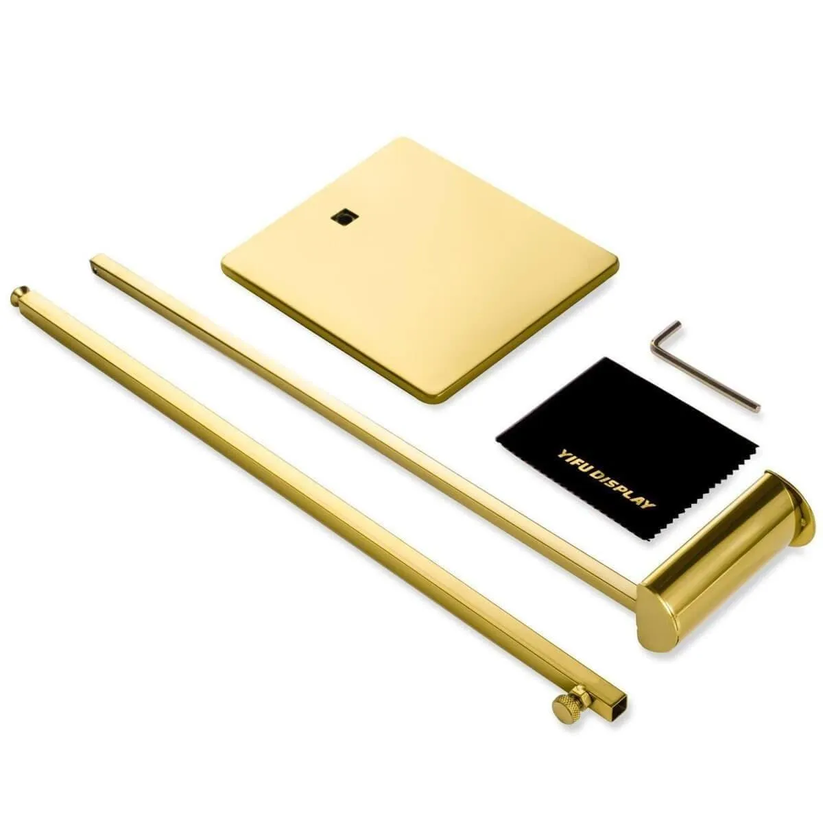 Gold Purse Display Stand - Set of Two Adjustable Height Handbag Display