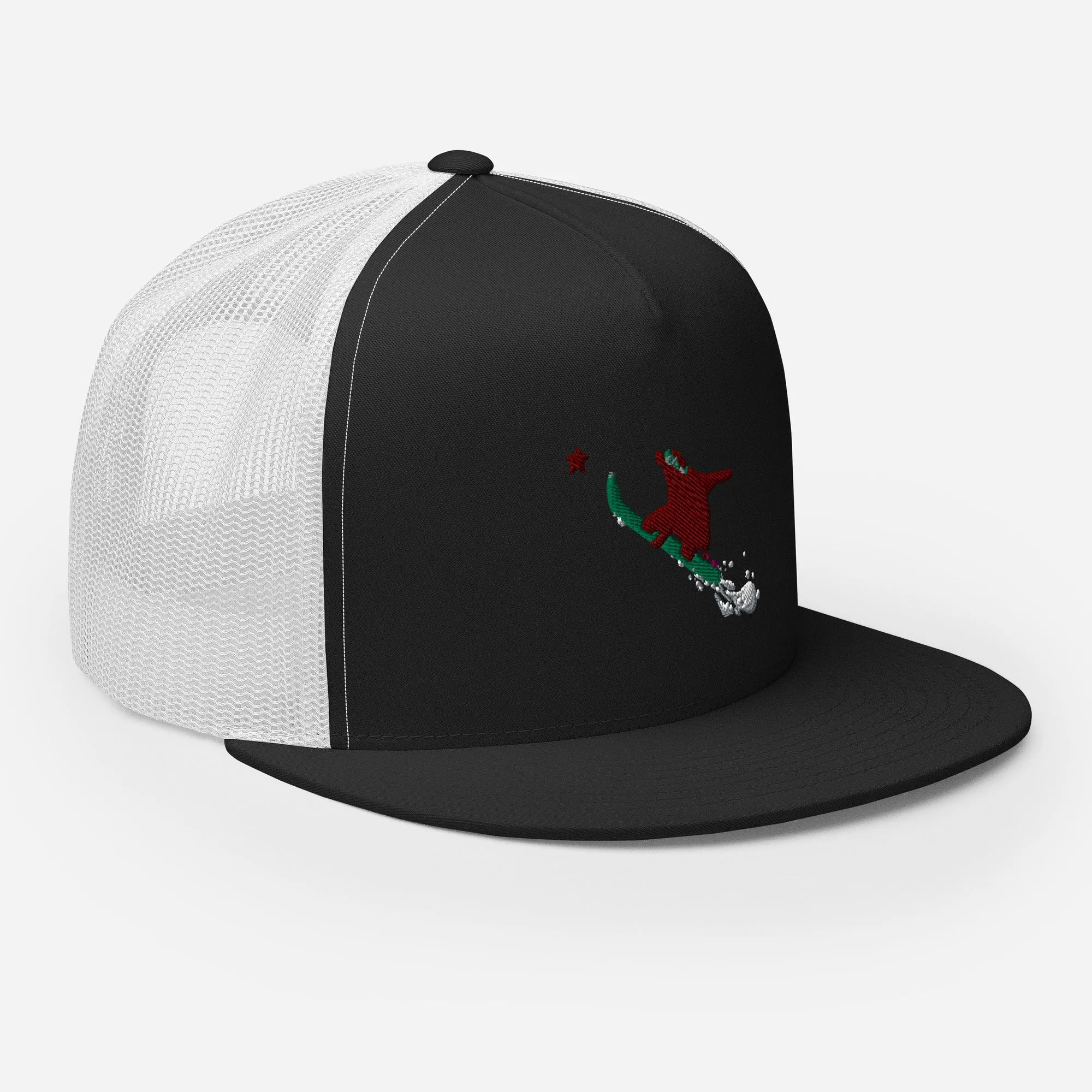 Goldie the Grizzly Boarding Trucker Cap