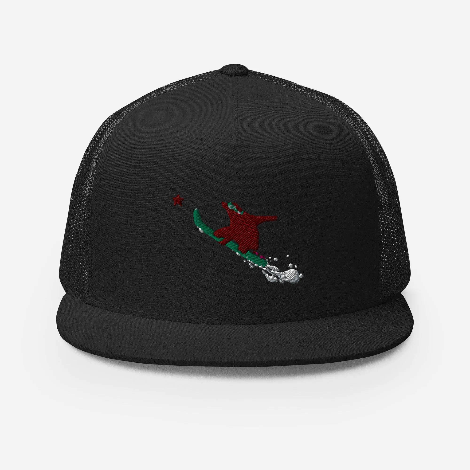 Goldie the Grizzly Boarding Trucker Cap