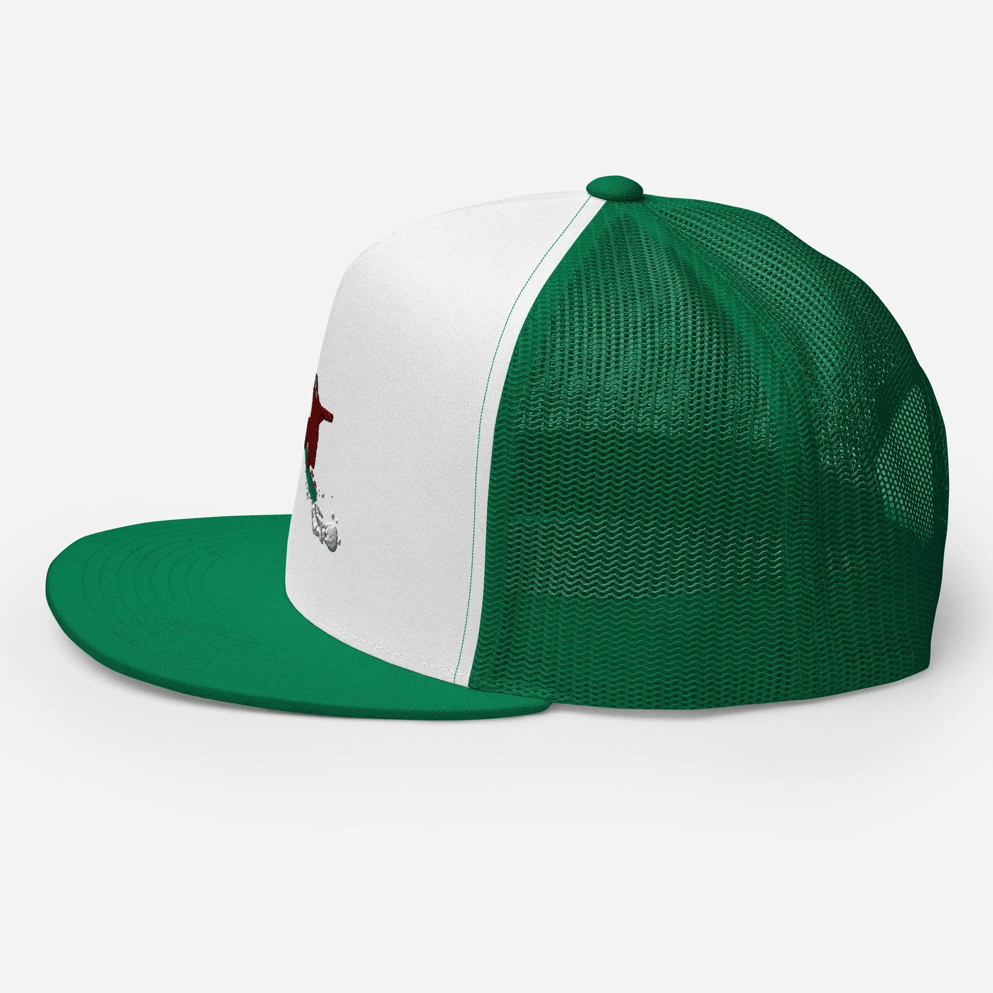Goldie the Grizzly Boarding Trucker Cap