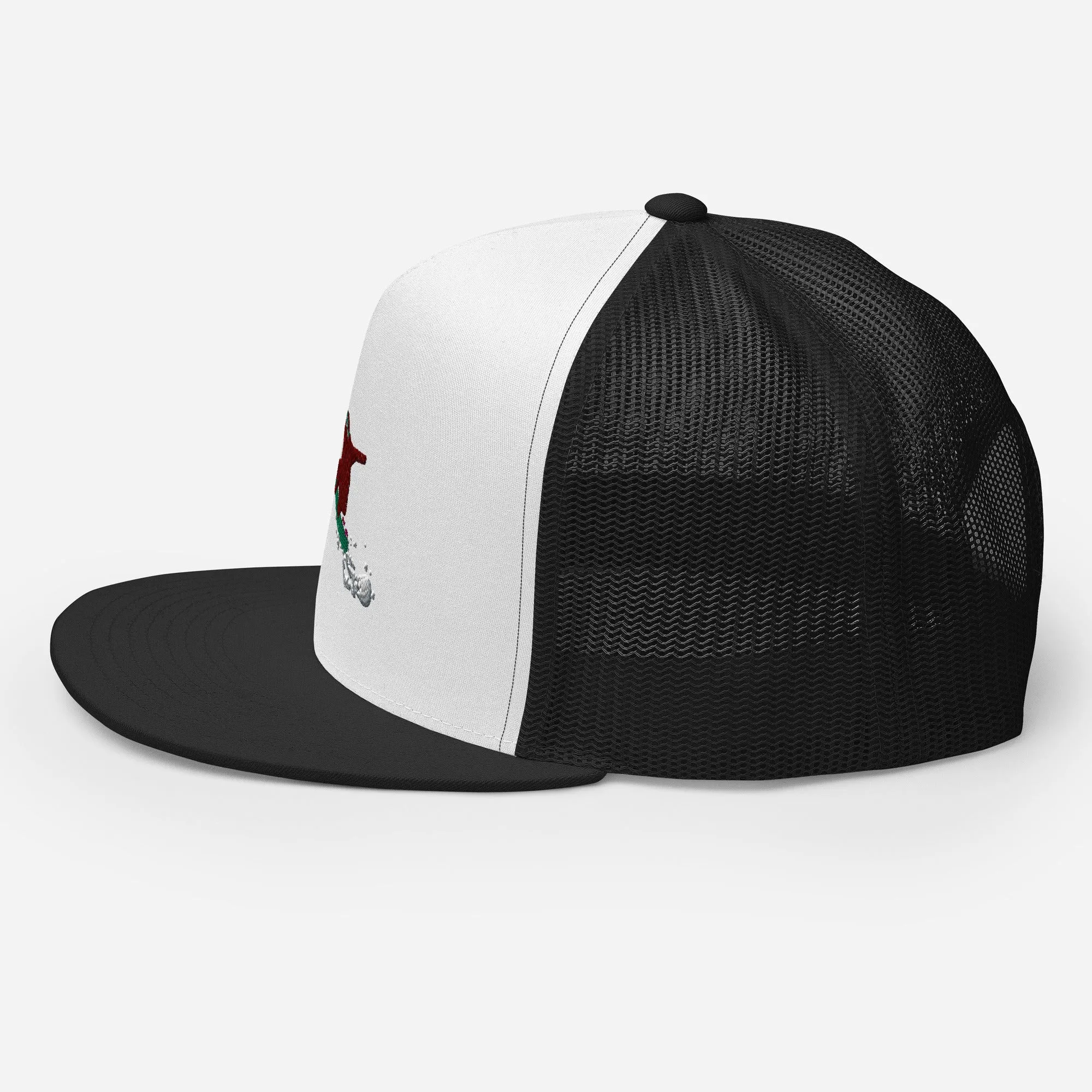 Goldie the Grizzly Boarding Trucker Cap