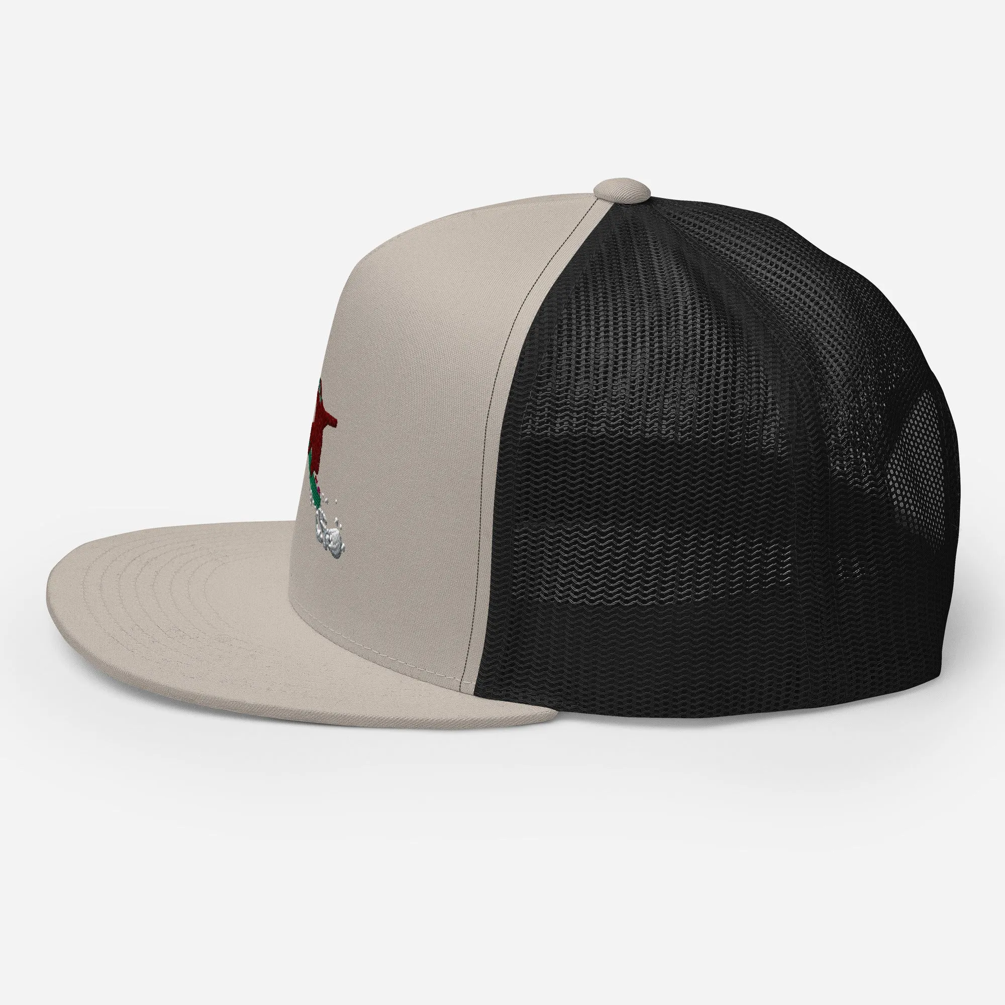 Goldie the Grizzly Boarding Trucker Cap