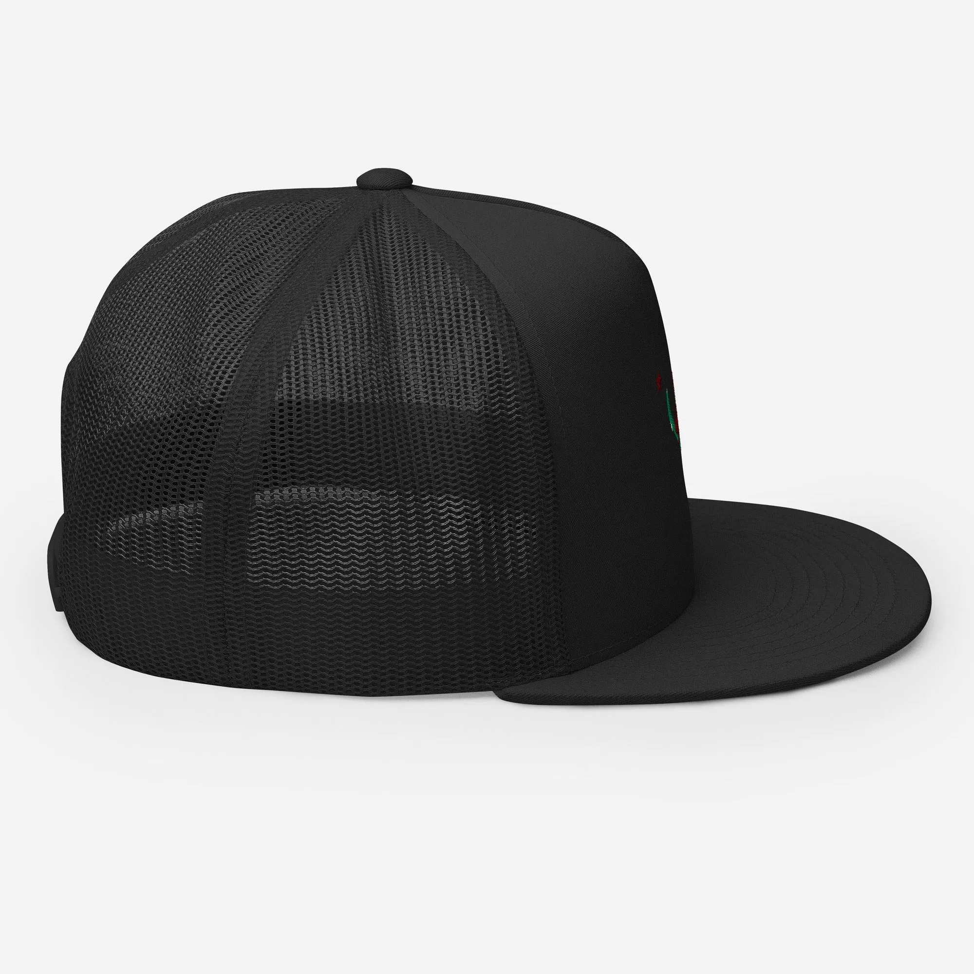 Goldie the Grizzly Boarding Trucker Cap