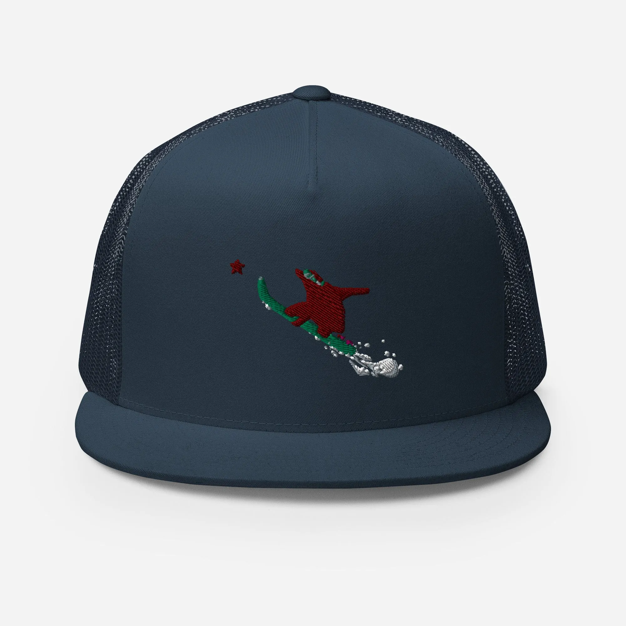 Goldie the Grizzly Boarding Trucker Cap